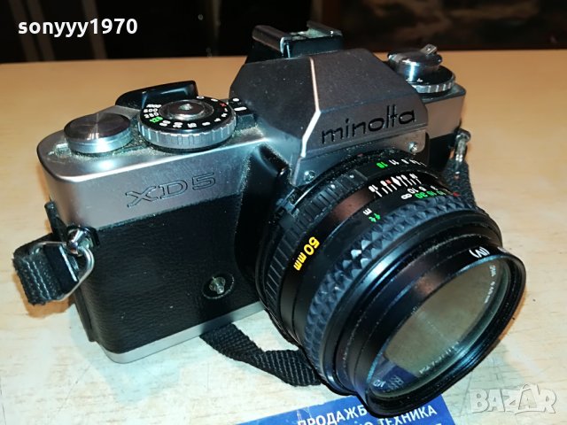 minolta xd5 retro foto-внос germany 1608212024, снимка 3 - Фотоапарати - 33834219