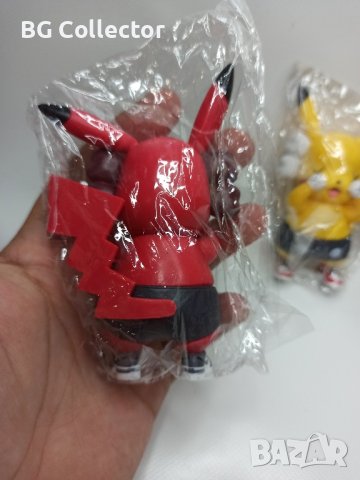 4 броя сладки фигурки Пикачу - различни цветове, снимка 4 - Колекции - 41510547