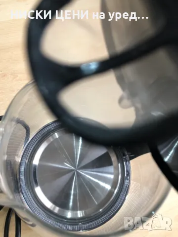 Електрическа стъклена кана за вода PROFI COOK 1.7L,2200W, снимка 6 - Кани - 48963400