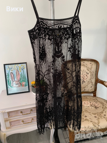 Плажна рокля в размер 38, подходяща за S/M, снимка 17 - Рокли - 44922632