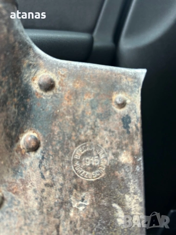 Стара военна лопата, снимка 3 - Антикварни и старинни предмети - 53722422