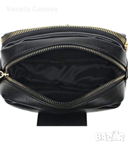 Дамска чанта през рамо в зелен ,лилав или черен цвят, снимка 6 - Чанти - 41846877