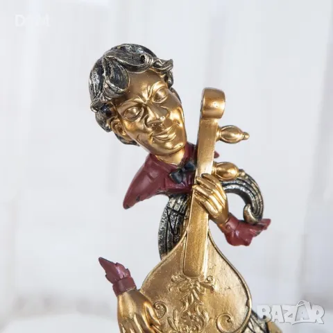 Нова Стауетка Музикант Саксофон Цигулка Тромпет Виолончело 30см, снимка 7 - Статуетки - 49496143