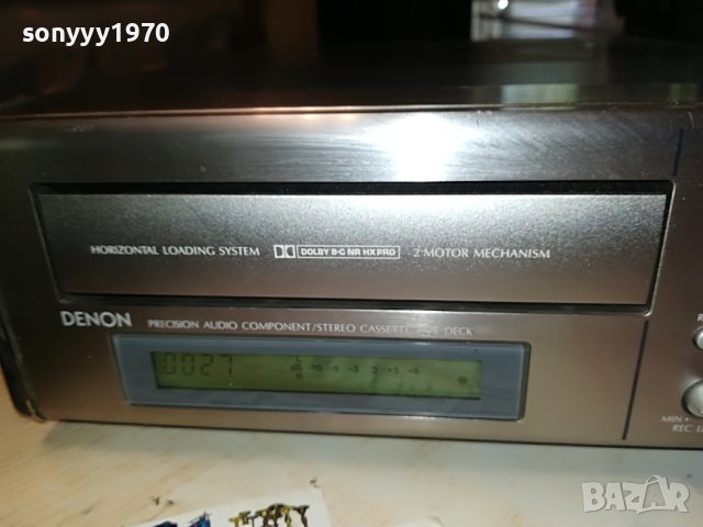 DENON UDR-100 REVERSE 2 MOTOR DECK 220V-MADE IN JAPAN-ВНОС SWISS 3105231255, снимка 8 - Декове - 40884269