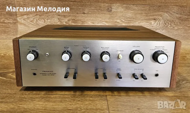 Усилвател Pioneer SA-600 – Топъл, аналогов звук от началото на 70-те, снимка 2 - Ресийвъри, усилватели, смесителни пултове - 56209163