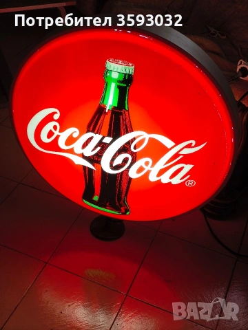 Голяма стара работеща реклама на Coca Cola , снимка 3 - Антикварни и старинни предмети - 53190178
