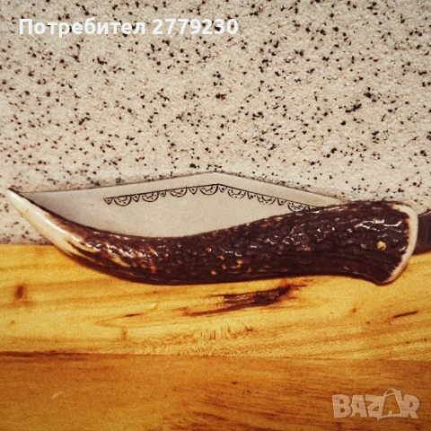 Стара Сойка с Еленов рог и орнаменти , снимка 3 - Други ценни предмети - 50850747