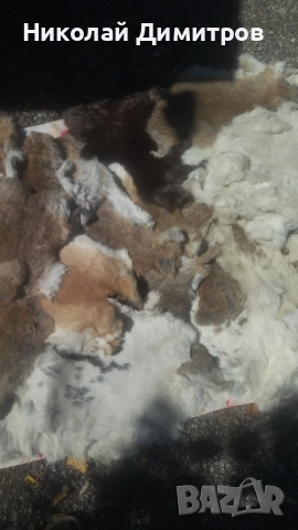 Заешки кожи обработени в кожарска за фабрика Велур . При покупка над 5 кожи безплатна доставка., снимка 8 - Други - 51549805