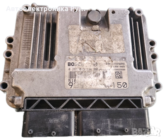 КОМПЮТЪР ЗА ДВИГАТЕЛ ALFA ROMEO 159 1.9 JTDM BOSCH 0 281 013 138, 0281013138, 51812906 