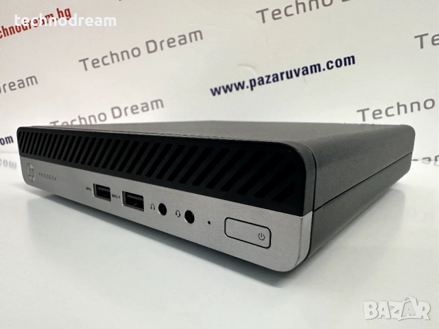 Мини компютър HP ProDesk 400 G4-Intel Core i3-8100T / 8GB RAM / 256GB, снимка 4 - За дома - 51668431