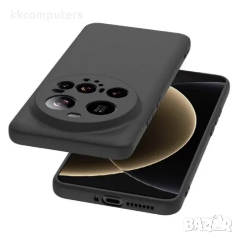 Силиконов кейс iPaky матиран, За Xiaomi 15 Ultra, Черен, снимка 5 - Калъфи, кейсове - 50348955