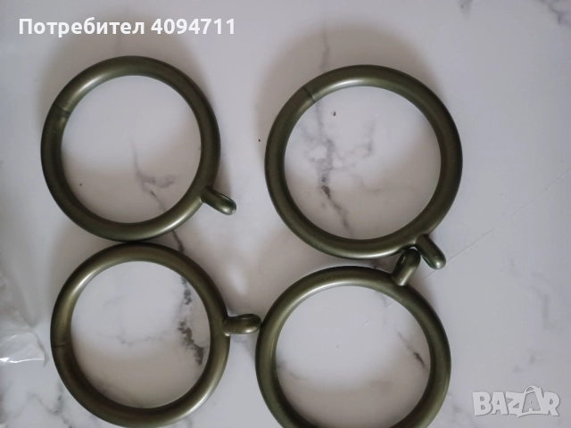  От 1-124 халки с куки за пердета/на брой  .Купете колкото са ви наобходими 20ст./, снимка 2 - Пердета и завеси - 52660916