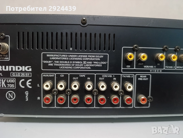 GRUNDIG FINEARTS R 22DPL, снимка 9 - Ресийвъри, усилватели, смесителни пултове - 52643140