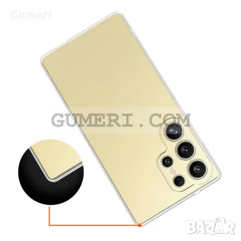 Samsung Galaxy S25 Ultra  Прозрачен Гръб Със Защита За Камерата, снимка 4 - Калъфи, кейсове - 49221040