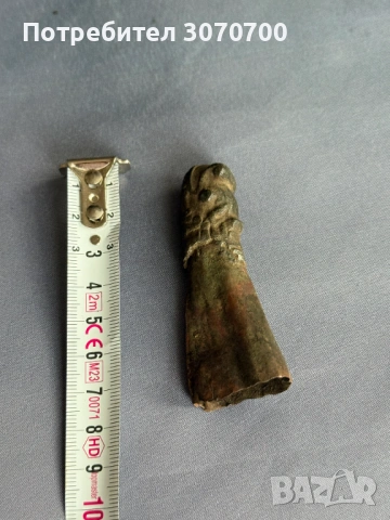 Накрайник за кания на ятаган. (Оргинален), снимка 2 - Антикварни и старинни предмети - 53587466