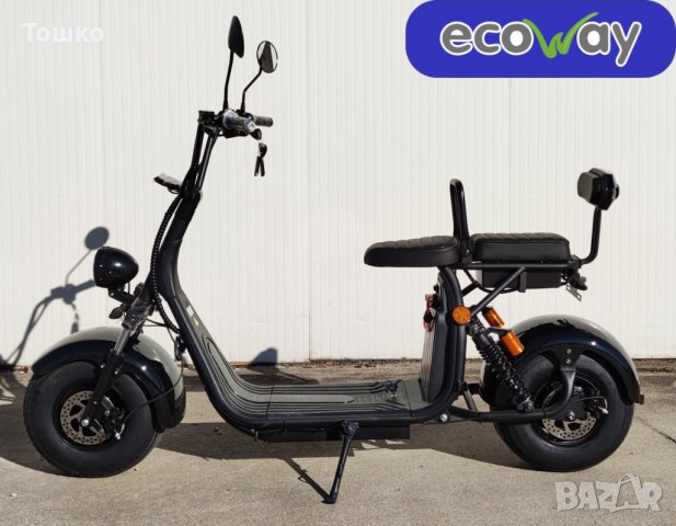 Електрически Чопър EcoWay citycoco EEC06 20Ah 2000W с документи, снимка 3 - Мотоциклети и мототехника - 41391918