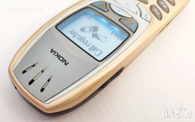  Nokia 6310i Gold златист перфектен агнлийско меню батерия 7 дни, НЕкодиран 100% оригинален , снимка 7 - Nokia - 42389590