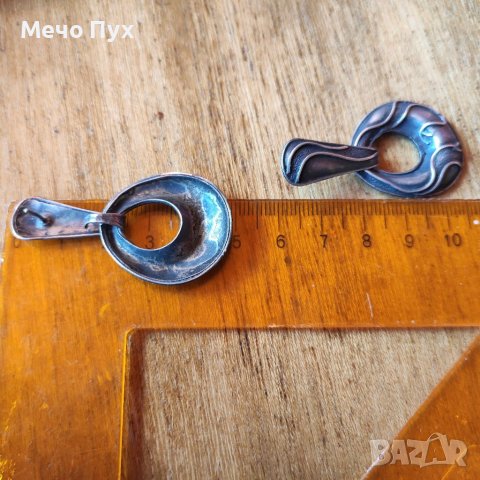 Стари сребърни обеци (74), снимка 7 - Обеци - 40448050