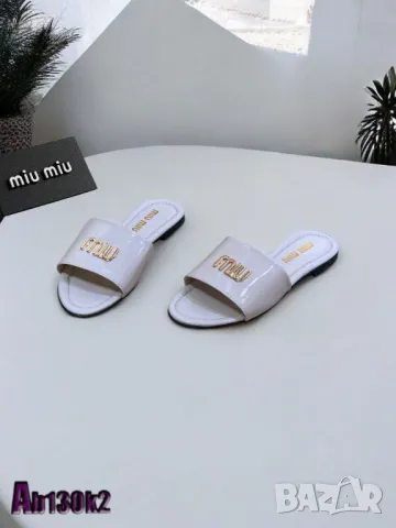 чехли miu miu, снимка 3 - Чехли - 50416661