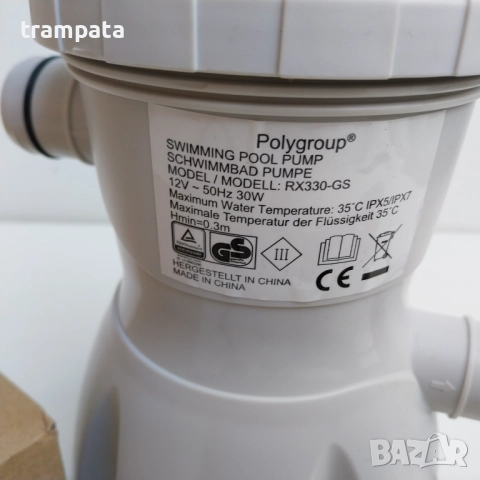 ТОП ОФЕРТА -30%  Нова помпа филтър за басейн Polygroup RX330GS, снимка 2 - Басейни и аксесоари - 52298876