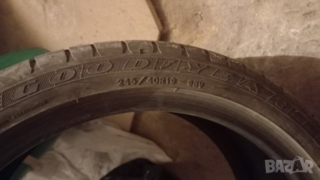 4 броя всесезонни гуми Goodyear Eagle/Гудиър игъл, размер 245/40/19, снимка 6 - Гуми и джанти - 39390671