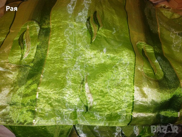 Перде  в зелено 180 на 285см , снимка 3 - Пердета и завеси - 35828049