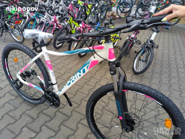 SPRINT Велосипед 27.5" MAVERICK LADY бял, снимка 4 - Велосипеди - 53563470