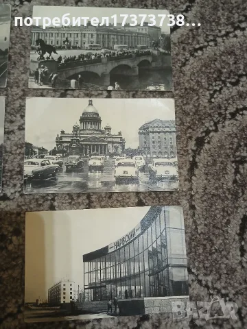 Стари пощенски картички Ленинград 1968г., снимка 2 - Колекции - 56087100