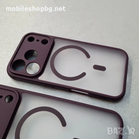 iPhone 18 Pro Max /iPhone 18 Pro гръб матов полупрозрачен dark cherry , снимка 3 - Калъфи, кейсове - 56171829