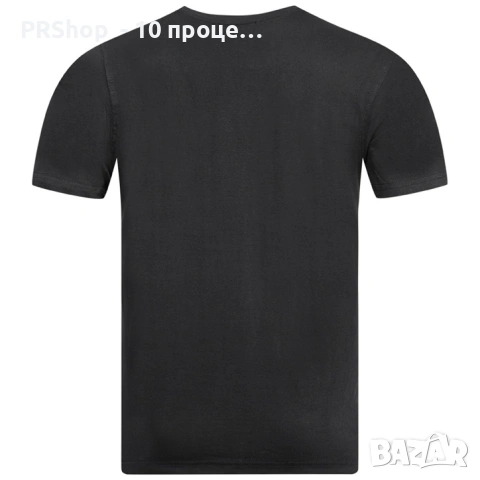 Мъжка тениска Lotto, 100 % памук, черна, снимка 3 - Тениски - 53620709