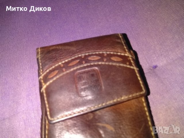 Калъвче за запалка и документи-карти Ардино  естествена кожа 100х65мм, снимка 2 - Портфейли, портмонета - 39613033