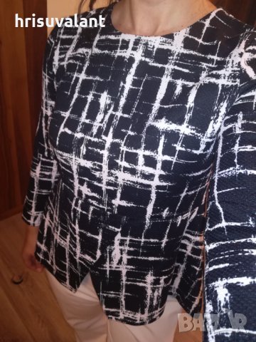 Асиметрична блуза, снимка 1 - Блузи с дълъг ръкав и пуловери - 34295193
