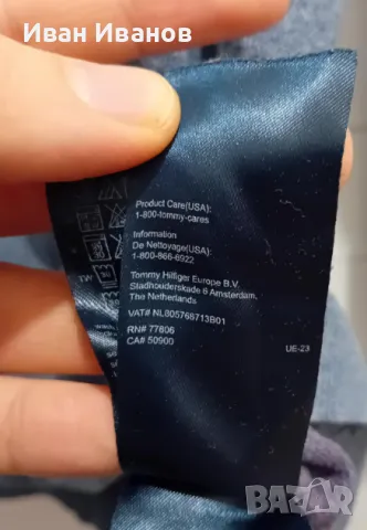 Оригинална фланелка Tommy Hilfiger, снимка 6 - Блузи - 49356292