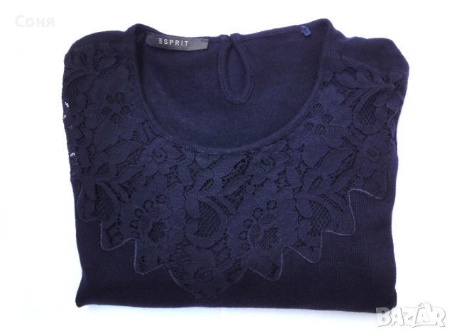 ESPRIT тъмно синя рокля, снимка 8 - Рокли - 53201853