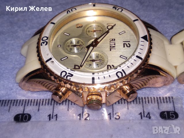 RITAL МАРКОВ ФЕШЪН АРТ МОДЕЛ КВАРЦОВ ЧАСОВНИК - РИТАЛ 36577, снимка 4 - Дамски - 40443763