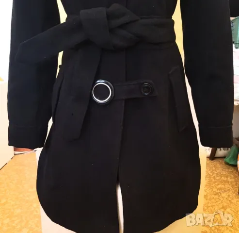 "MNG"-черно палто 2, снимка 4 - Палта, манта - 48714503