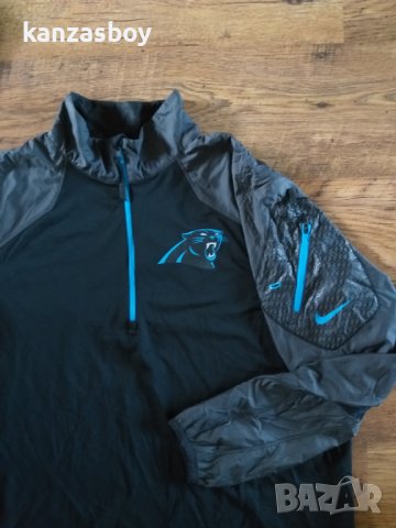 nike carolina panthers - страхотно мъжко горнище УГОЛЕМЕНО, снимка 3 - Спортни дрехи, екипи - 42262865