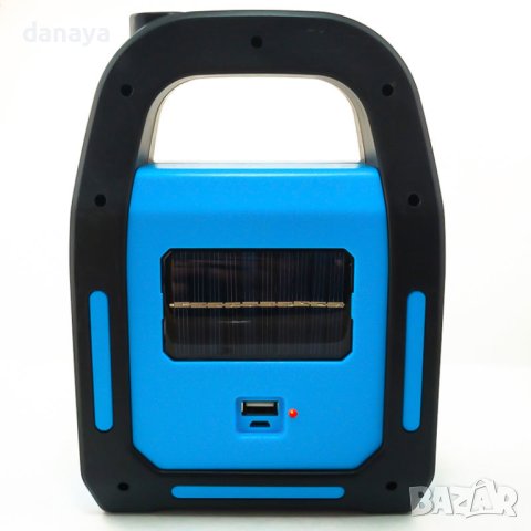 1038 Соларна работна лампа фенер с дръжка презареждаема USB 3 режима на светене, снимка 10 - Соларни лампи - 40886943