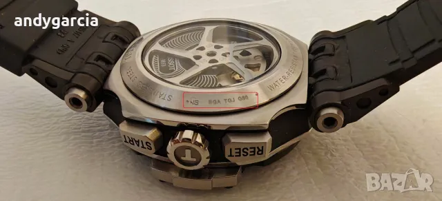 TISSOT T-RACE AUTOMATIC CHRONOGRAPH T115.427.27.061.00 като нов с кутия 100% оригинален, снимка 16 - Мъжки - 47965943