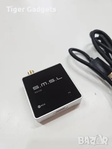 SMSL PO100 2024 USB Digital Audio Interface DDC MQA 24bit/192kHz DSD64 – Silver, снимка 5 - Ресийвъри, усилватели, смесителни пултове - 55837271