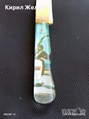   Нож сувенир от остров Крит много красив стилен дизайн за КОЛЕКЦИЯ ДЕКОРАЦИЯ 50620, снимка 6 - Ножове - 50970681