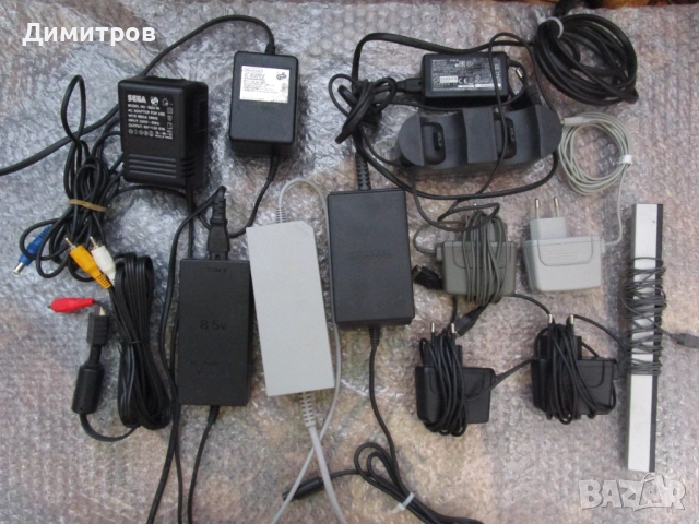 PSOne,Ps2,SEGA,Nintedo Gamecube,N64,Wii,DS,Super Nintendo,Gameboy Advance-Оригинани захранвания.