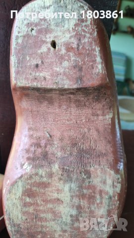 Стари дървени обувки/калеври  от едно време, снимка 5 - Антикварни и старинни предмети - 41637020