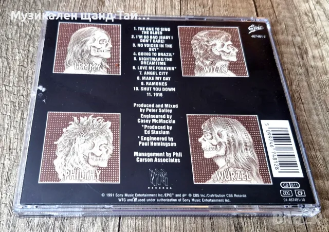 Компакт Дискове - Рок - Метъл: Motorhead – 1916, снимка 2 - CD дискове - 56248756