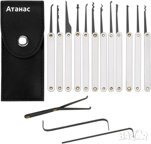 Шперцове 12+3, шперц комплект, ключарски инструменти