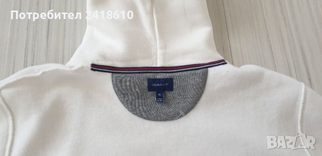 GANT Shield Hoodie Mens Size XL НОВО! ОРИГИНАЛ! Мъжки Суичер!, снимка 3 - Спортни дрехи, екипи - 41043774