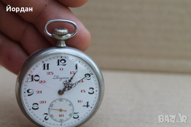 Швейцарски джобен часовник ''longines'' , снимка 2 - Джобни - 42203105