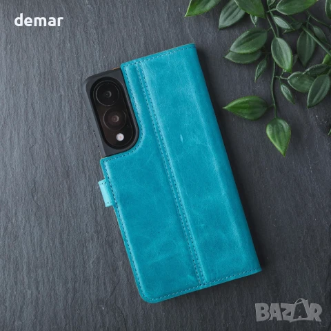 Snakehive за Samsung Galaxy S25 Edge - Калъф за телефон с портфейл от естествена кожа, снимка 3 - Калъфи, кейсове - 50767076