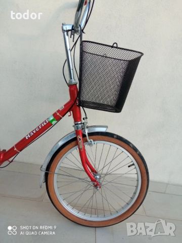 сгъваем немски велосипед ,20 цола ,три скорости ., снимка 10 - Велосипеди - 52823470