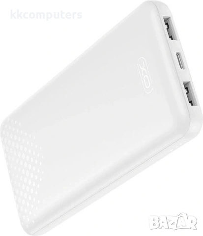 Power bank XO-PB312 / 2xUSB 10W / 10000mAh / Бял / Баркод : 456601